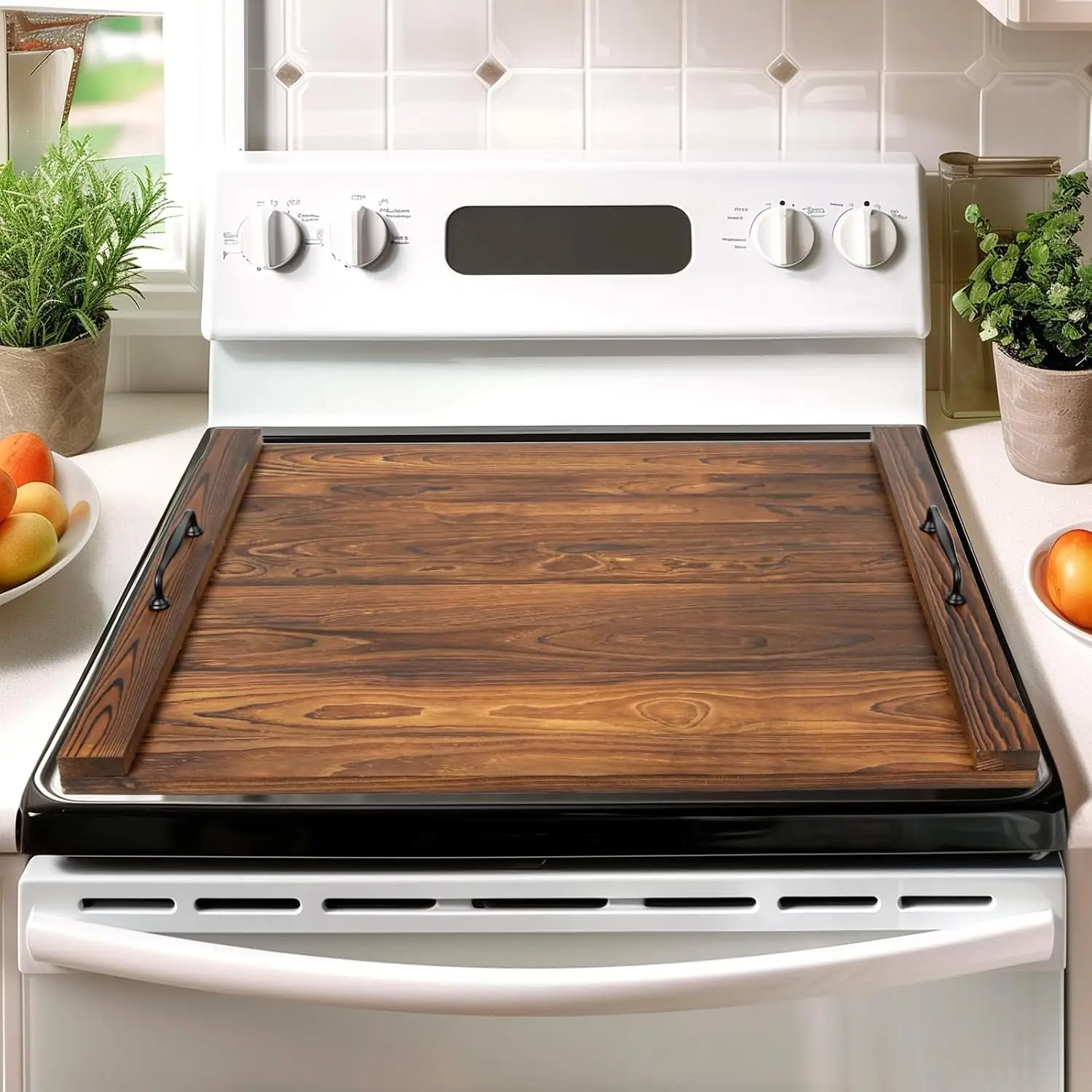 Noodle Board Stovetop Cover with… — Photo 1