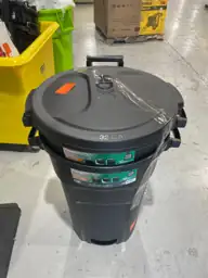32 Gal. Black Vented Trash… — Photo 3