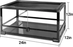 REPTIZOO Reptile Terrarium 24x12x12 in,… — Photo 2