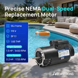 Aquastrong Pool Pump Motor, 56J… — Photo 2