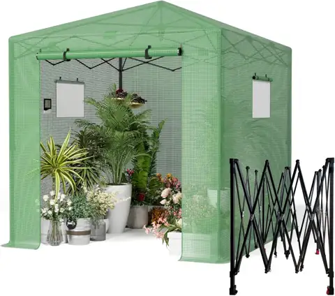 8x6 ft Walk-in Green House,… — Photo 1