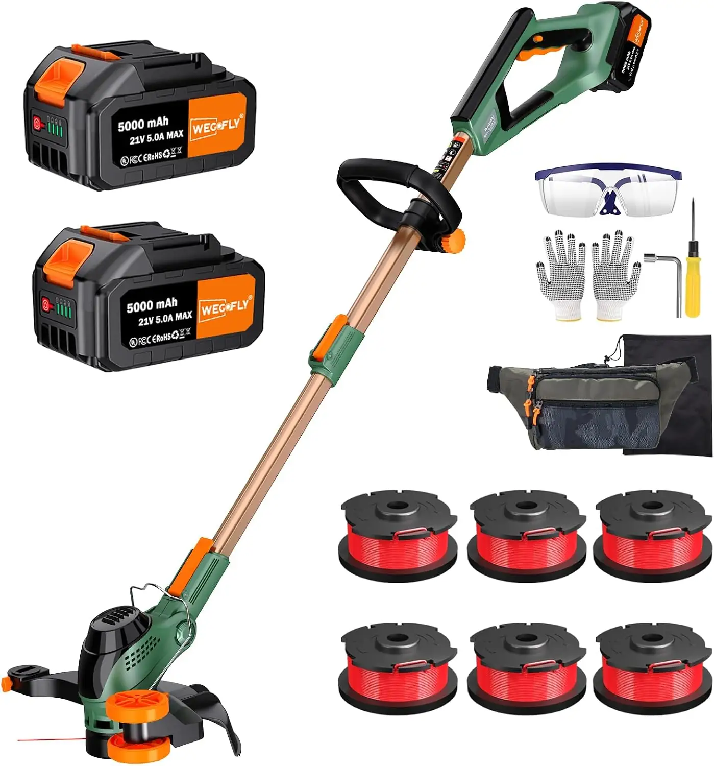 13-Inch Cordless Trimmer, 2x21V 5.0Ah… — Photo 1
