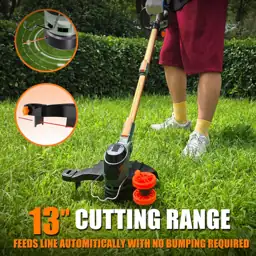 13-Inch Cordless Trimmer, 2x21V 5.0Ah… — Photo 2