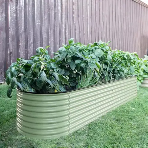 VEIKOUS Olive Green Galvanized Steel… — Photo 1