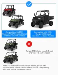 KEMIMOTO Front Windshield for Ranger… — Photo 2