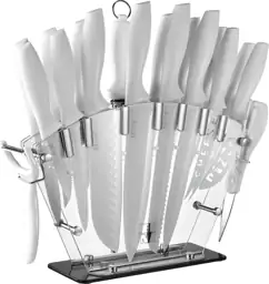 EUNA 19 PCS White Kitchen… — Photo 1