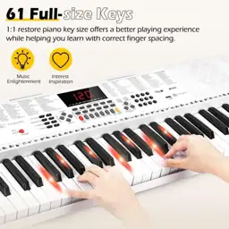 Vangoa 61-Key Full-Size Electric Keyboard… — Photo 2