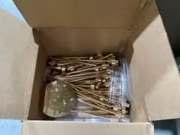 42.5in Gold 5-Arm Candle Holders… — Photo 3