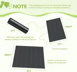 iropro 4ftx300ft Weed Barrier Fabric… — Photo 2
