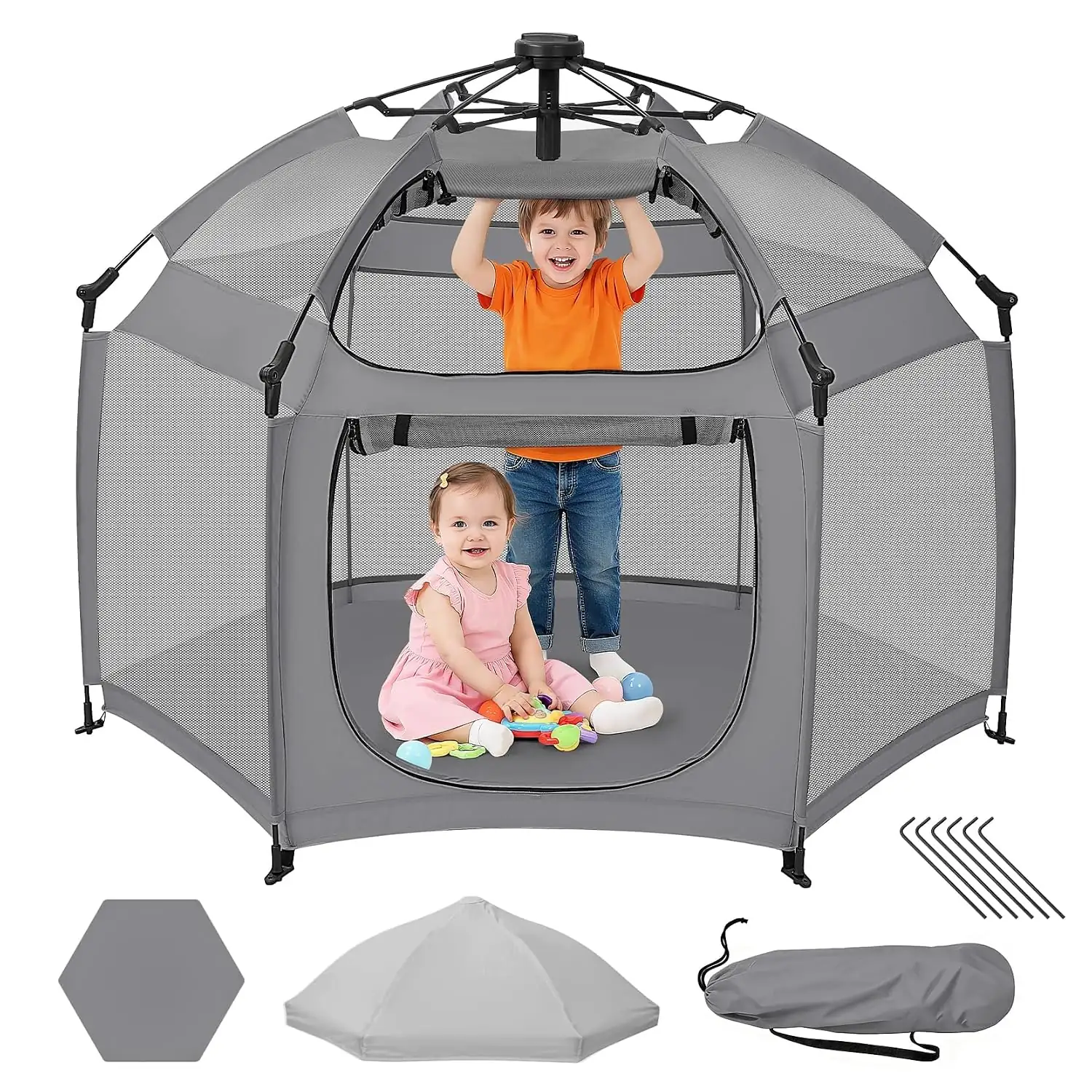 Dripex Baby Playpen, Portable Pop… — Photo 1