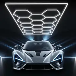 JTT Hexagon Garage Lights,14 Grids… — Photo 1