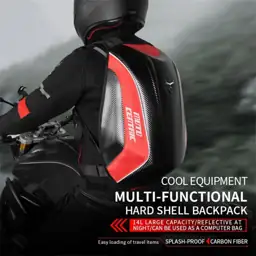 Motorcycle Backpack Waterproof Large Capacity… — Photo 2