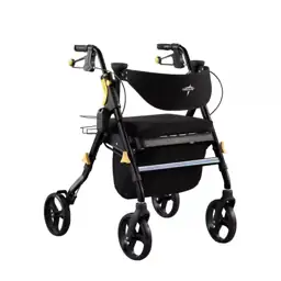Medline Empower Rollator in Black — Photo 1