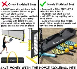 Homie Pickleball Net Set -… — Photo 2