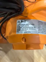 550-Watt 0.7 HP Air Blower… — Photo 5