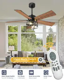 YOUKAIN 48-Inch Farmhouse Ceiling Fan… — Photo 2