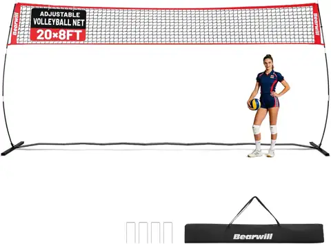 Bearwill Volleyball Net, 12FT/20FT Portable… — Photo 1