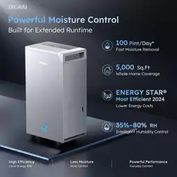 5000 Sq.Ft Dehumidifier, 100 Pint… — Photo 2