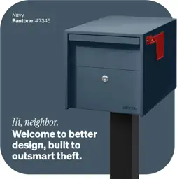 adoorn Modern Small Locking Post… — Photo 2
