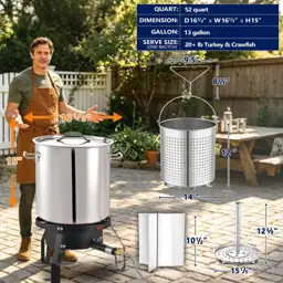 ARC 52QT Stainless Steel Stockpot… — Photo 2