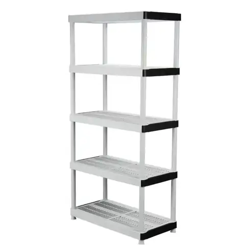 HDX 5-Tier Easy Assembly Plastic… — Photo 1