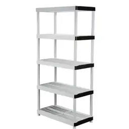 HDX 5-Tier Easy Assembly Plastic… — Photo 1
