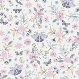 Whimsical Meadow Pink Wallpaper (Qty… — Photo 2
