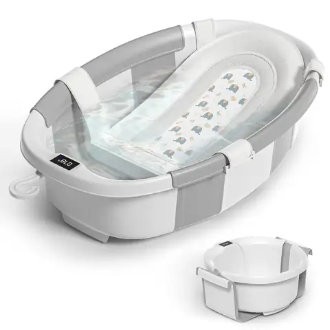 Himold Collapsible Baby Bathtub 0-36… — Photo 1