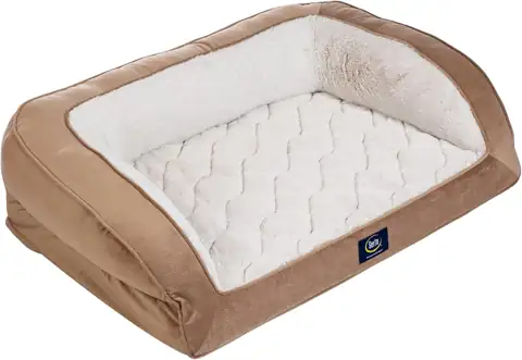 Serta Orthopedic Quilted Couch Dog… — Photo 1