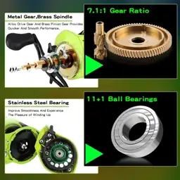 Sougayilang Baitcaster, IM7 Graphite, 7.1:1,… — Photo 2