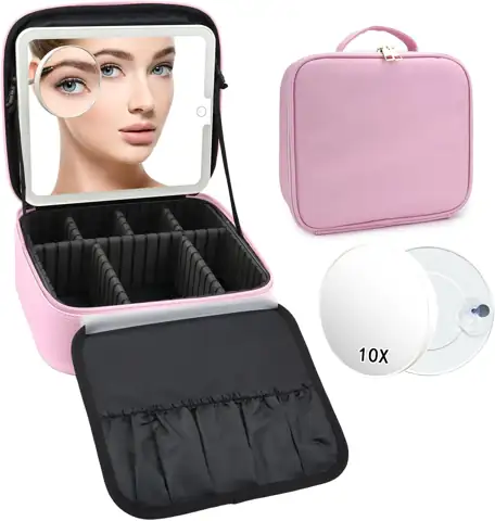 Travel Makeup Bag with LED… — Photo 1