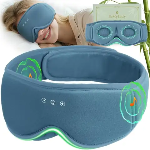3D Sleep Mask with Bluetooth… — Photo 1