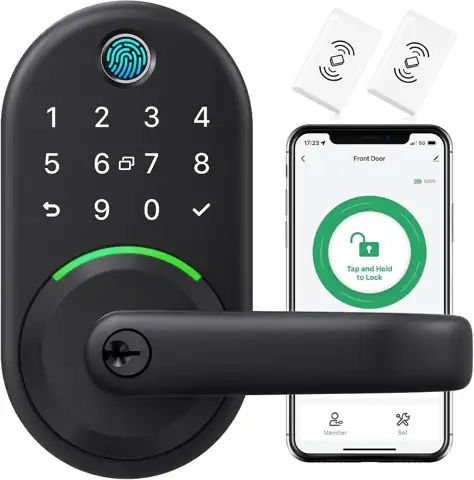 Smart Door Handle Lock with… — Photo 1