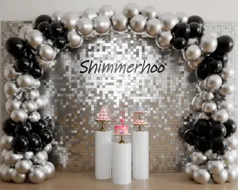Shimmer Wall Backdrop - 48pcs… — Photo 1