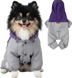 Dog Raincoat Full-Coverage - Waterproof… — Photo 1