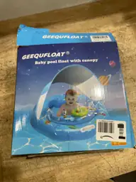 Baby Pool Float with Canopy,… — Photo 3