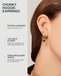 PAVOI 14K Gold Plated Chunky… — Photo 2