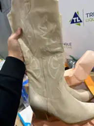 Ouepiano White Cowgirl Boots Women… — Photo 4