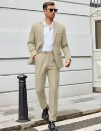 COOFANDY Men Suits Classic Fit… — Photo 2