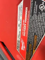 Milwaukee 18V Cordless SDS-Max Rotary… — Photo 5
