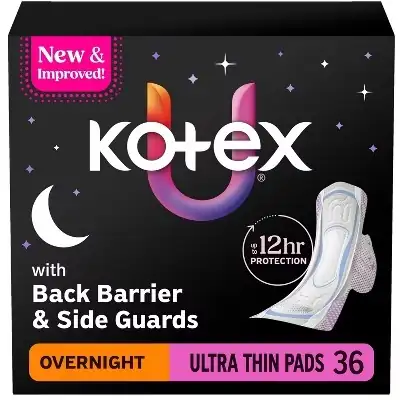 Kotex Core Ultra-Thin Overnight Pads… — Photo 1