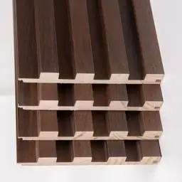 Walnut Slat Solid Wood Wall… — Photo 1