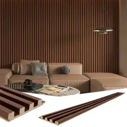 Walnut Slat Solid Wood Wall… — Photo 2