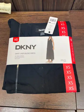 DKNY Linen Blend Dress — Photo 1