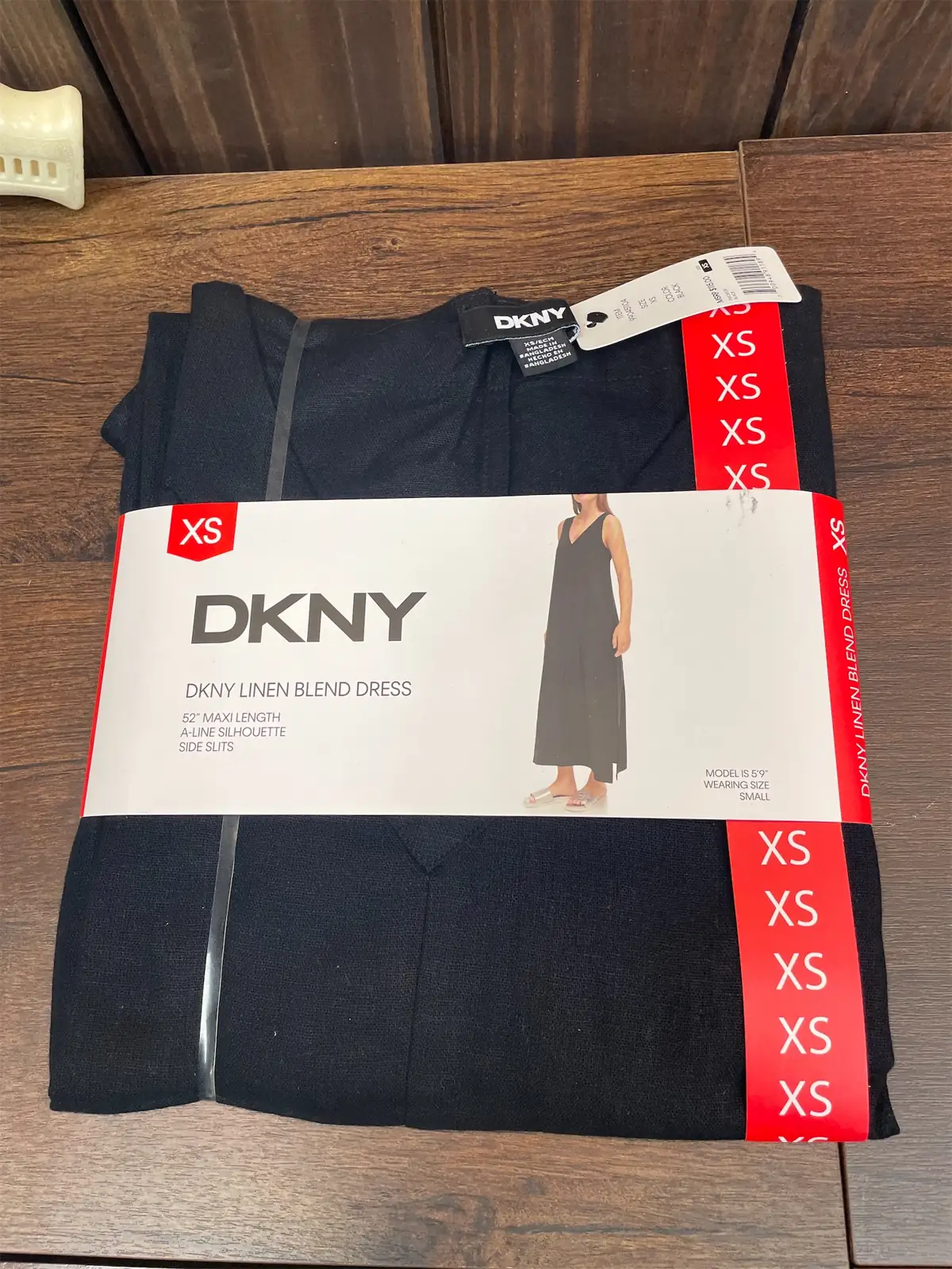 DKNY Linen Blend Dress — Photo 1