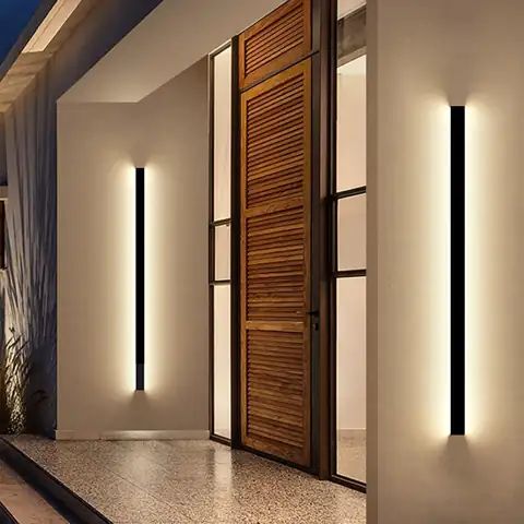 2-Pack 47.3in Exterior Wall Lights,… — Photo 1