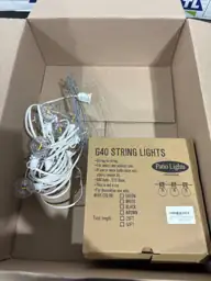 Lantern String Lights, 27.5ft, White… — Photo 3