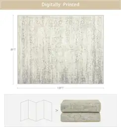 Washable Rugs 8x10 Area Rug… — Photo 2