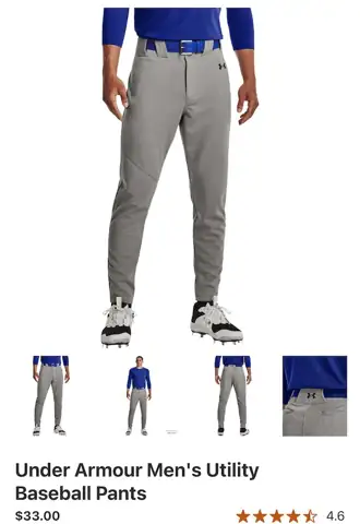 Under armor baseball pants — Photo 1
