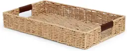 Summit Living Handwoven Rectangle Rattan… — Photo 1